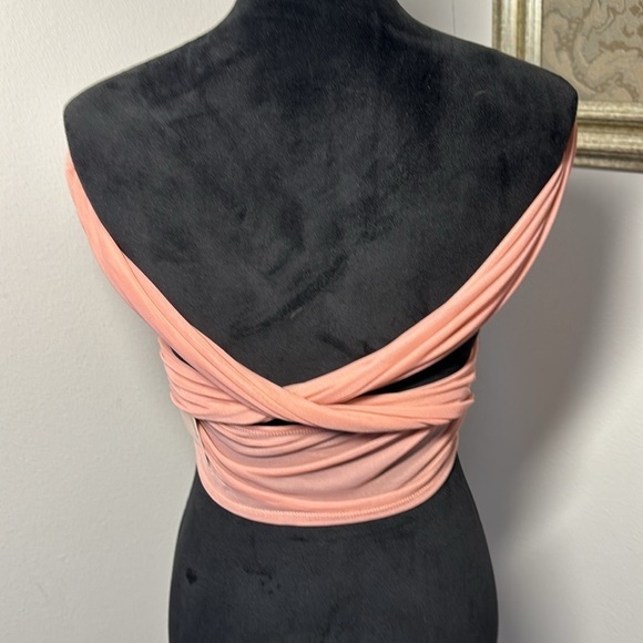 SHEIN Bae pink bustier camisole Sz 6 versatile camisole top new - Picture 4 of 8